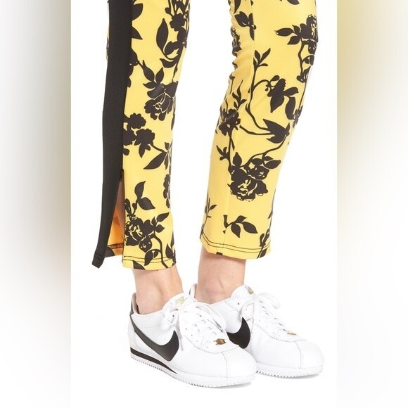 PAM & GELA Crop Track Pants on Floral Shadow Print S - Picture 11 of 13